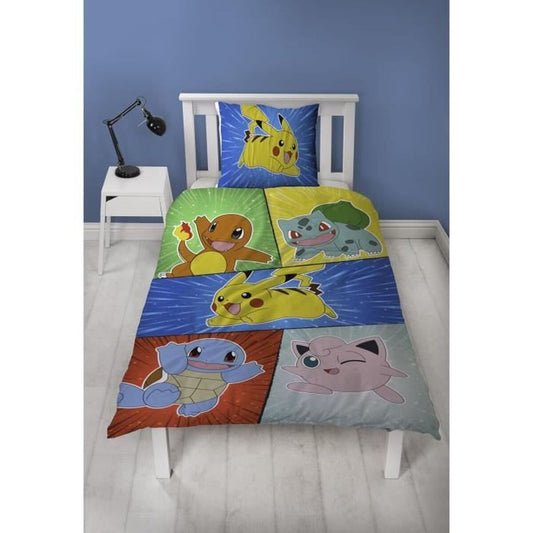 Pokémon Dekbedovertrek Set Pokémon Multicolour Bed Van 140 2 Onderdelen