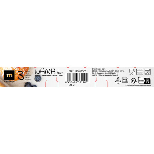 La Mediterránea Mokkenset La Mediterránea Naira 3 Onderdelen (24 Stuks)