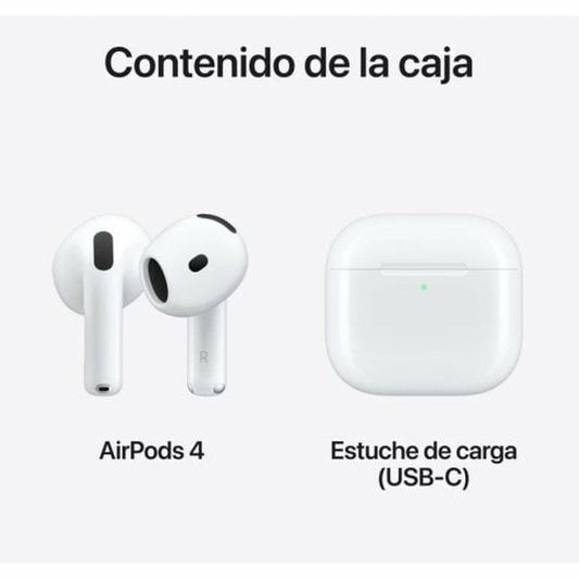 Apple In-Ear Bluetooth Hoofdtelefoon Apple Airpods 4 Wit