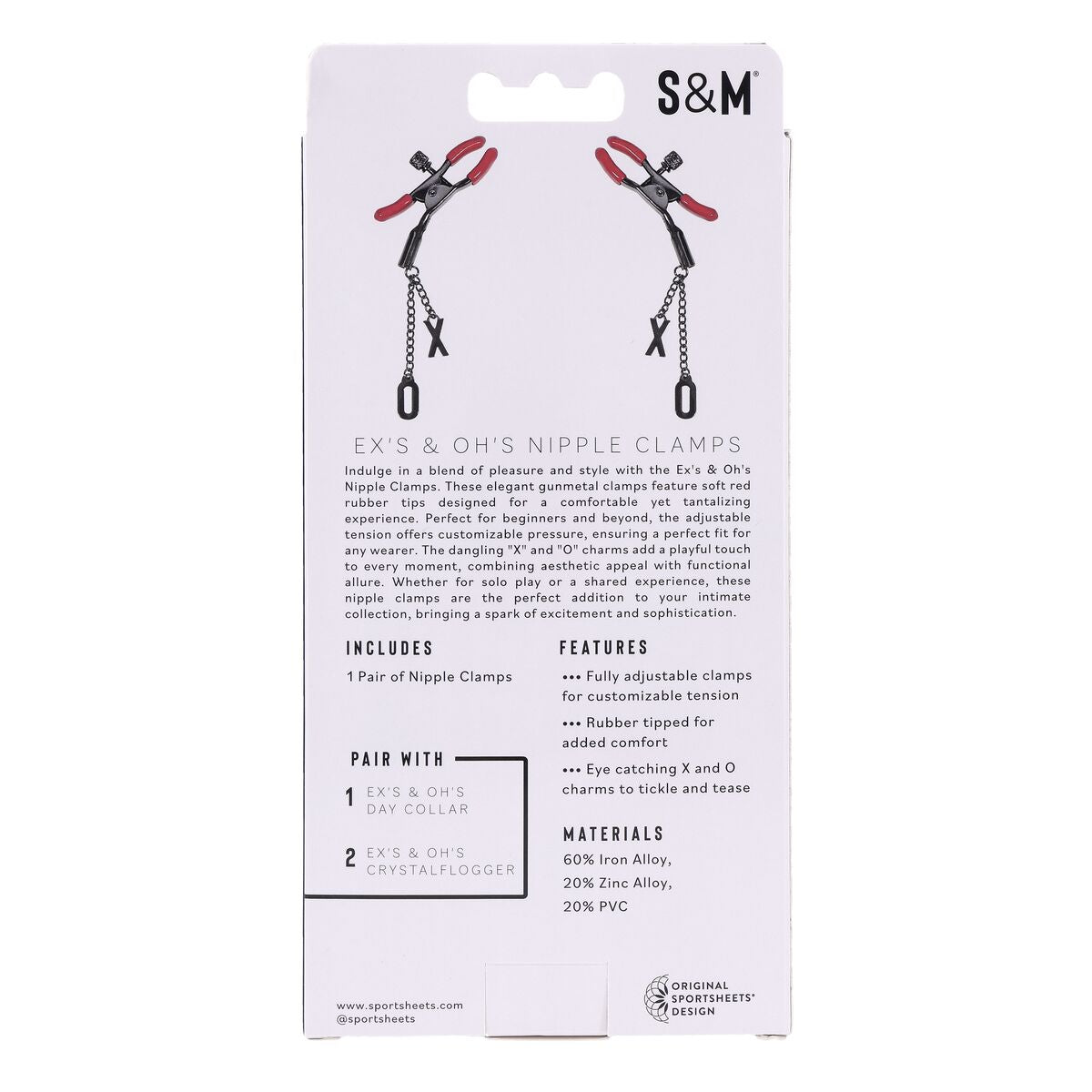 Sportsheets Tepelklemmen Ketting Sportsheets Sex And Mischief