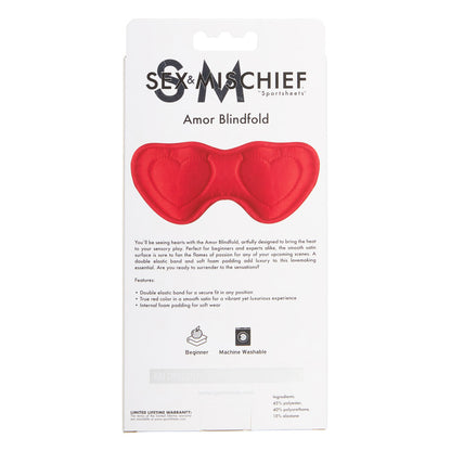 Sportsheets Blinddoek Sportsheets Sex & Mischief Rood
