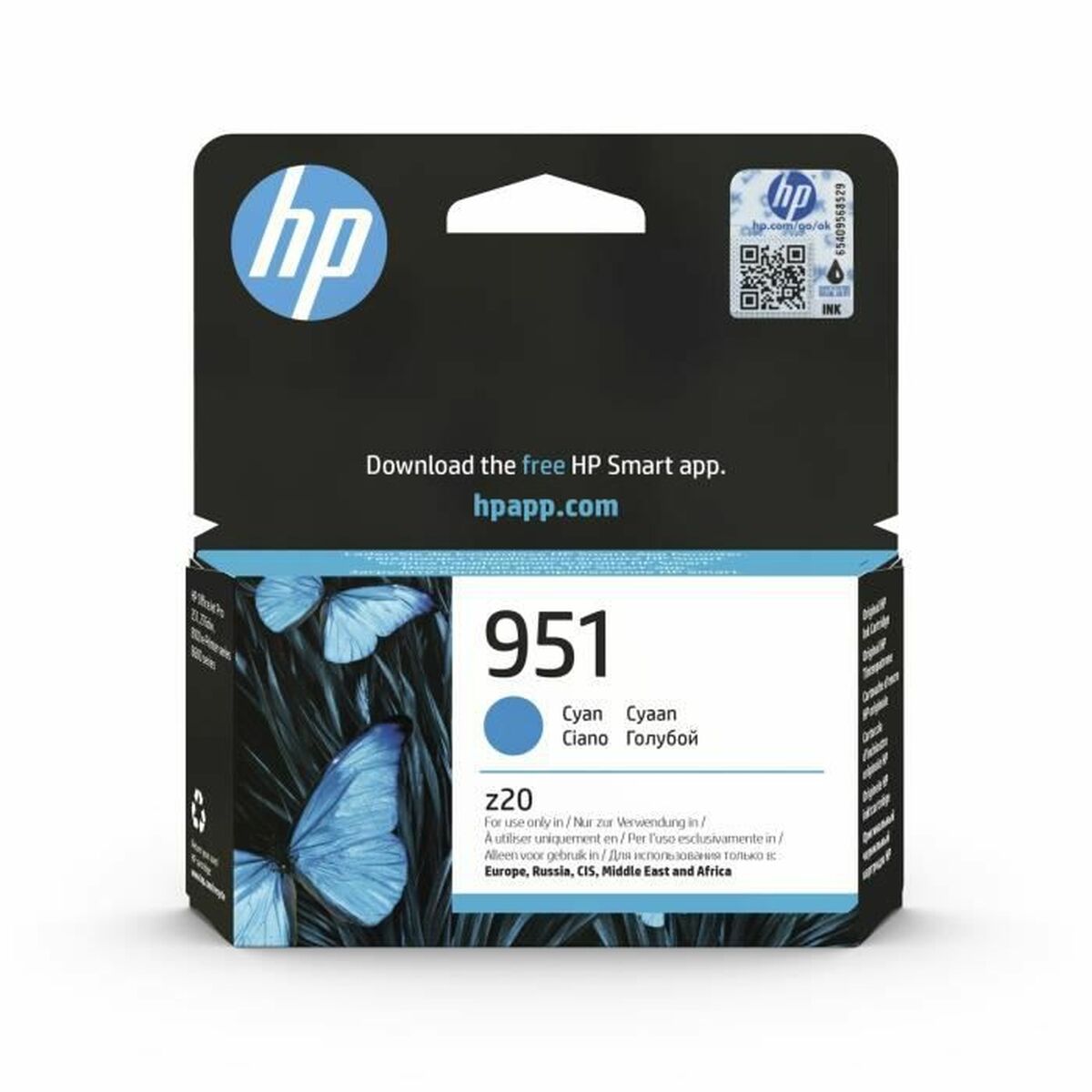 Hp Originele Inkt Cartridge Hp Cartucho De Tinta Original Hp 951 Cian