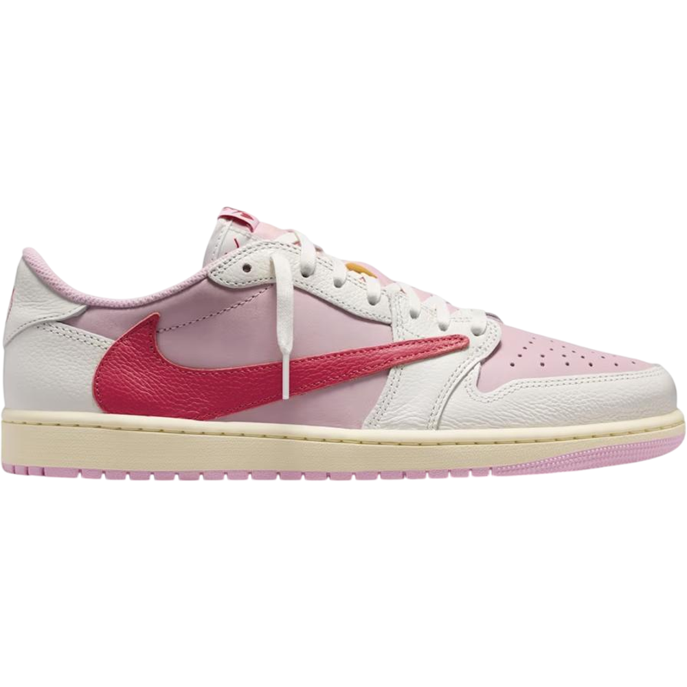Jordan 1 Retro Low Og Sp Travis Scott Sail Tropical Pink