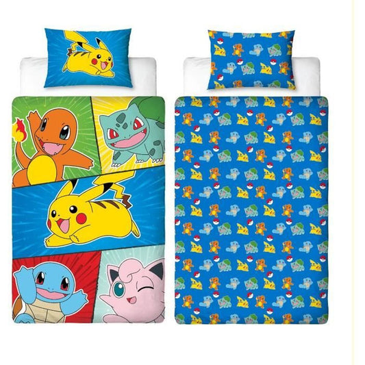 Pokémon Dekbedovertrek Set Pokémon Multicolour Bed Van 140 2 Onderdelen