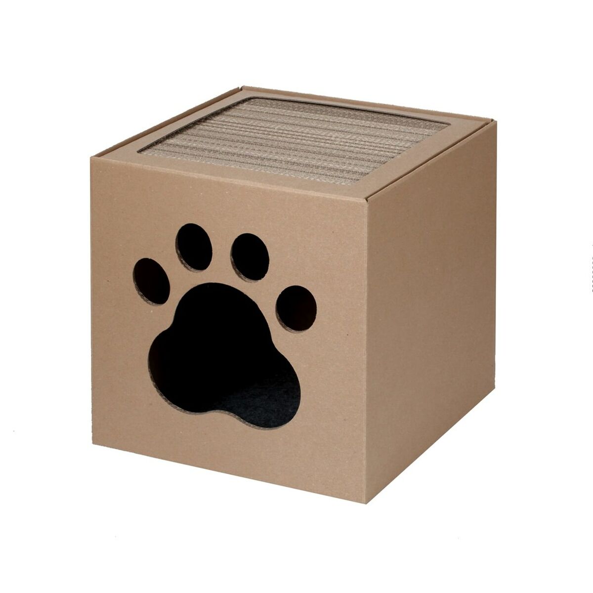 Carton+Pets Krabpaal Voor Katten Carton+Pets Netti Brons Karton 35 X 35 X 35 Cm