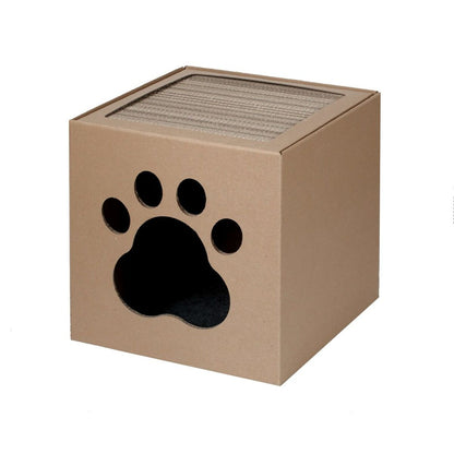 Carton+Pets Krabpaal Voor Katten Carton+Pets Netti Brons Karton 35 X 35 X 35 Cm