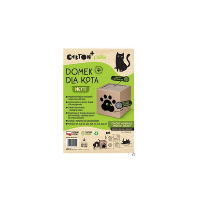 Carton+Pets Krabpaal Voor Katten Carton+Pets Netti Brons Karton 35 X 35 X 35 Cm