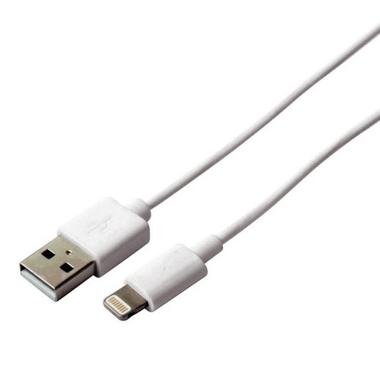 Ksix Kabel Usb Naar Lightning Ksix Apple-Compatible Wit