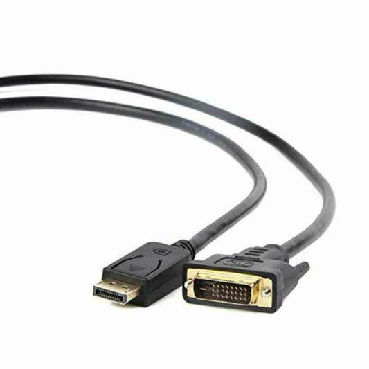 Gembird Adapter Displayport Naar Dvi Gembird Cc-Dpm-Dvim-6 1080 Px 1,8 M Zwart 1,8 M