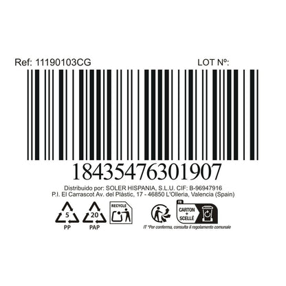 La Mediterránea Mokkenset La Mediterránea Naira 3 Onderdelen (24 Stuks)