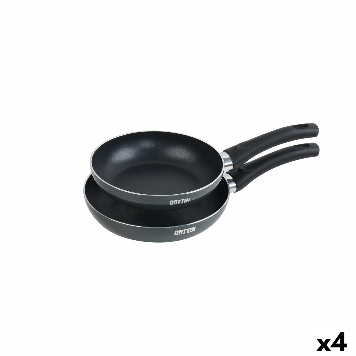 Quttin Pannenset Quttin Aluminium 24 Cm 2 Onderdelen (4 Stuks)